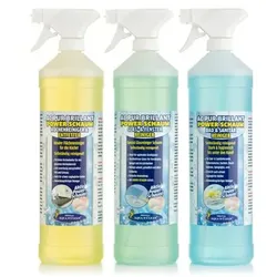 AQUA CLEAN PUR Brillant Power Schaum für Küche, Bad & Fenster 3x 1l