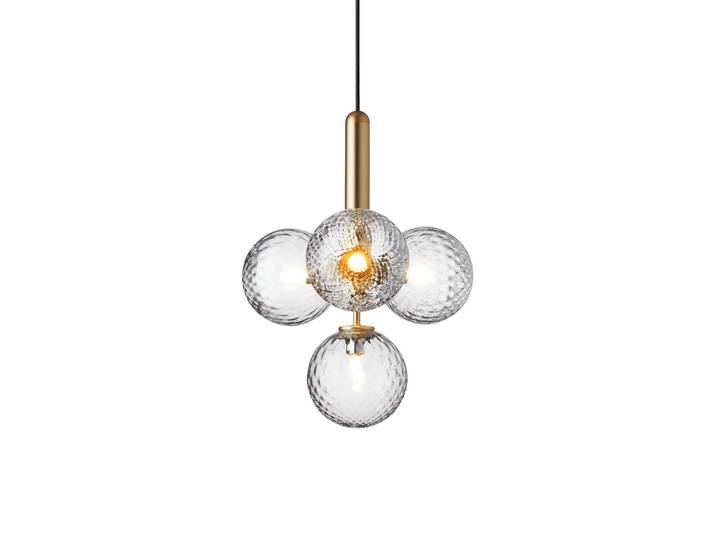 NUURA - Lustre Miira - Transparent - Verre soufflé bouche - Designer Sofie Refer