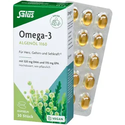 OMEGA-3 ALGENÖL 1160 vegan Kapseln 30 St