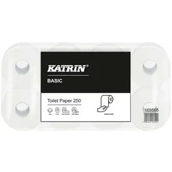 KATRIN Basic Toilet Toilettenpapier  2-lagig