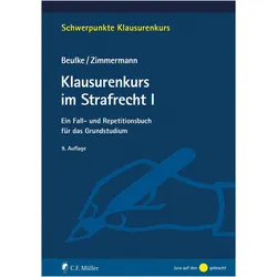 Klausurenkurs im Strafrecht I, Fachbücher von Werner Beulke, Frank Zimmermann