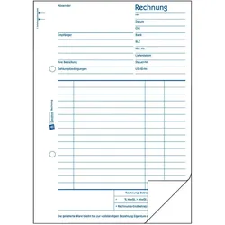 Avery, Formular, Formularbuch Rechnung