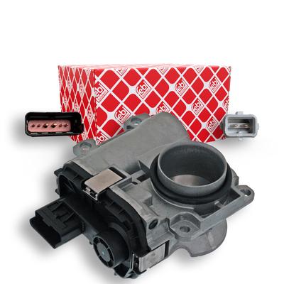 FEBI BILSTEIN Drosselklappe RENAULT 100207 7701051585,8200065648 Saugrohrklappe,Luftversorgung,Steuerklappe,Drosselklappenstutzen