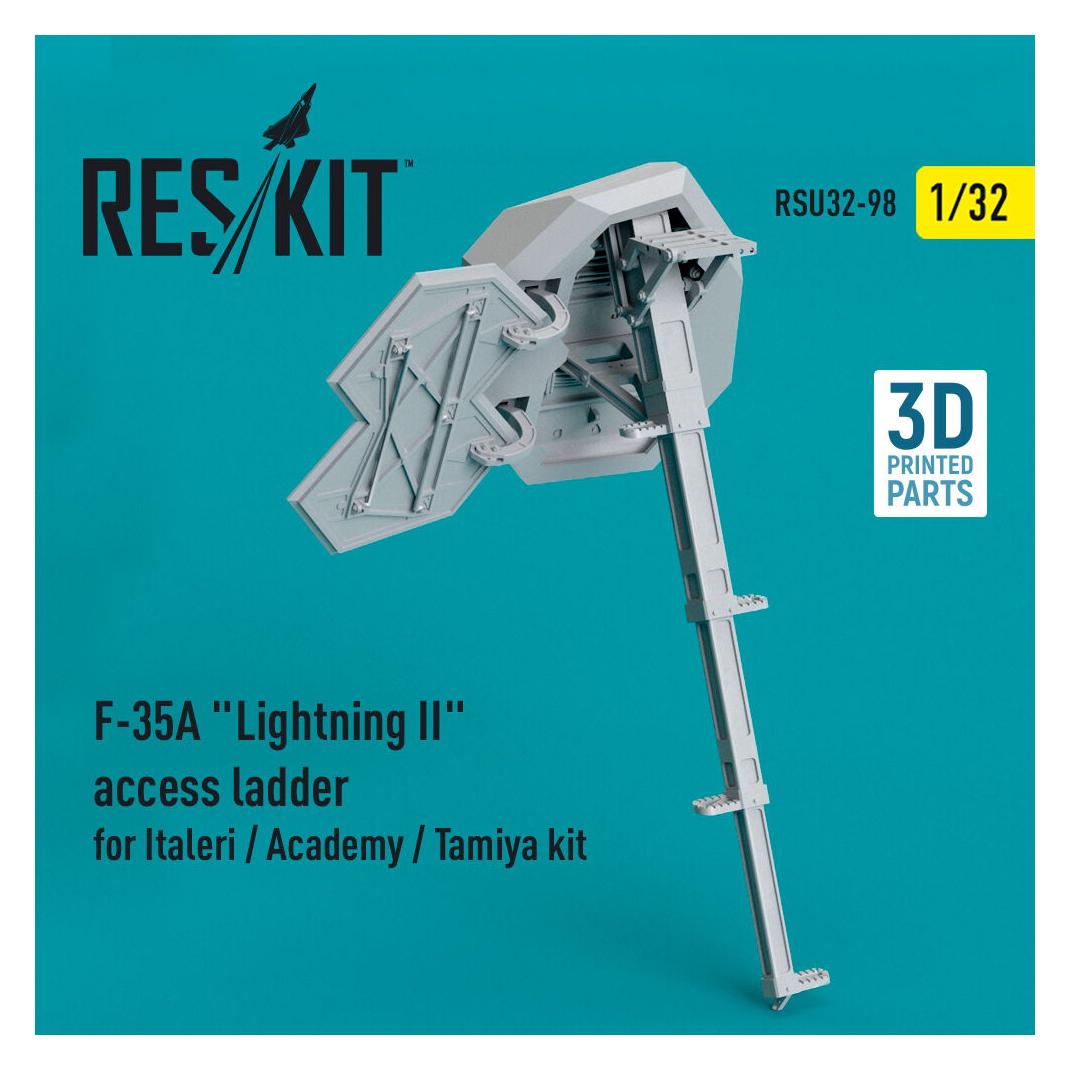 ResKit F-35A Lightning II access ladder for Italeri / Academy / Tamiya kit (3D Printed) (RSU32-0098)