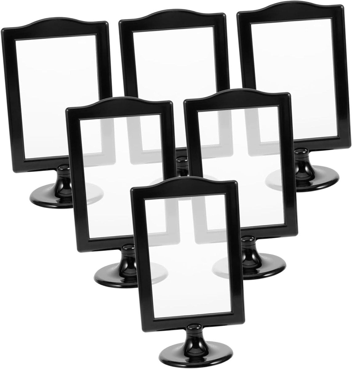 Dubbelzijdig fotolijstje zwart - Verticaal frame voor woondecoratie - 4x6 inch