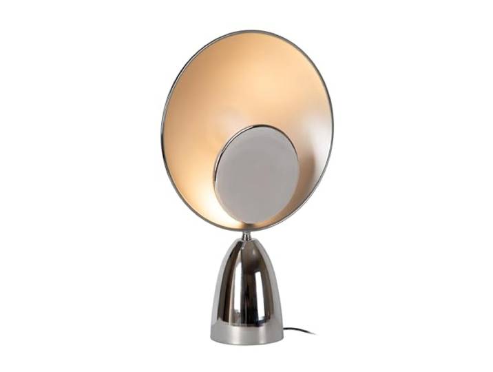 LUCIDE CASTAMAR - Tischlampe - Ø 25,5 cm - LED - 1x8W 2100K - Chrom