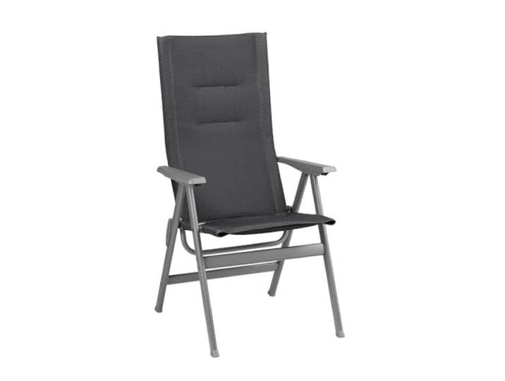 Lafuma MOBILIER - Hochlehner - Gepolsterter Klappstuhl - Zen-it - BeComfort® - Grau Dark Grey LFM2831_8902-5 Jahre Garantie