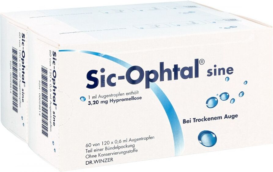 Sic Ophtal sine Augentropfen Augentropfen 120X0.6ml