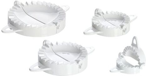 Taglia pasta Tescoma 630880 DELICIA set 4 forme per ravioli Bianco