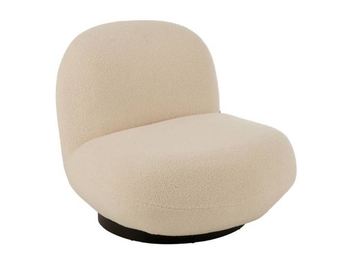 Fauteuil Lounge  Neige  95cm Blanc