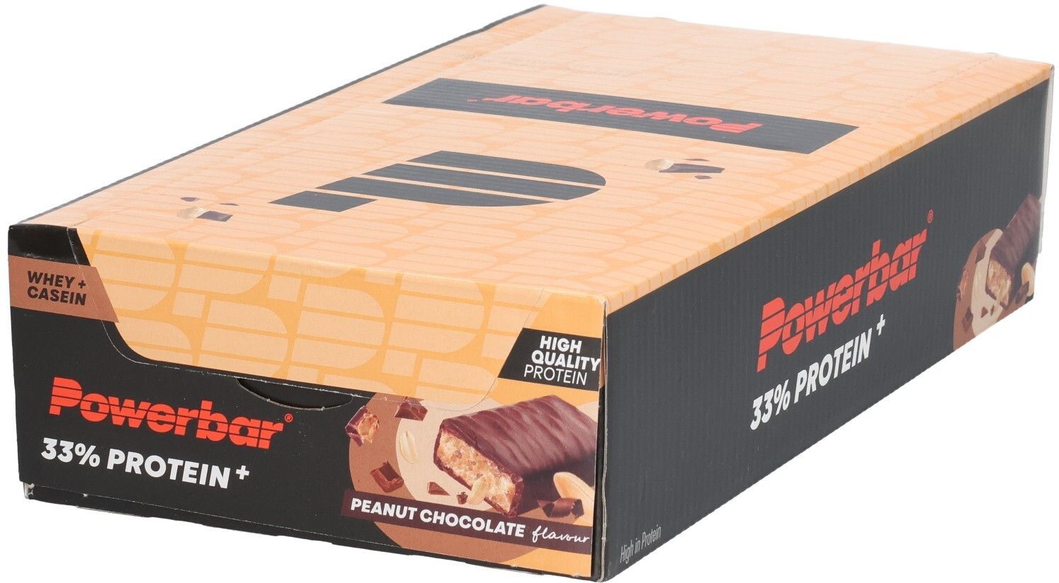 Powerbar 33% Protein+ Chocolate-Peanut 10x90 g Riegel