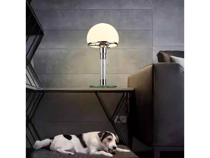 Bauhaus lampe de bureau nordique i-verre moderne minimaliste salon canapé décoration danois classique chambre lampe de chevet