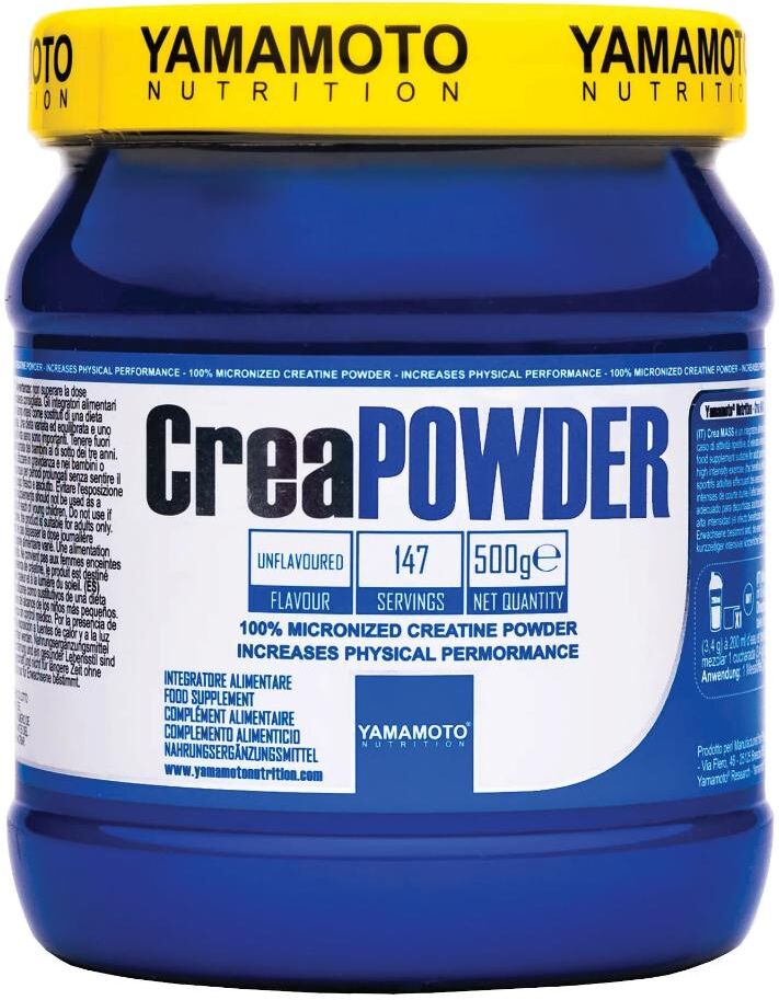 YAMAMOTO SpA CreaPOWDER Creatina Monoidrato 100% in Polvere, 500 g