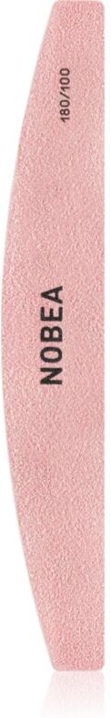 NOBEA Accessories Half-moon Nail File 180/100 lime à ongles classique double face 1 pcs