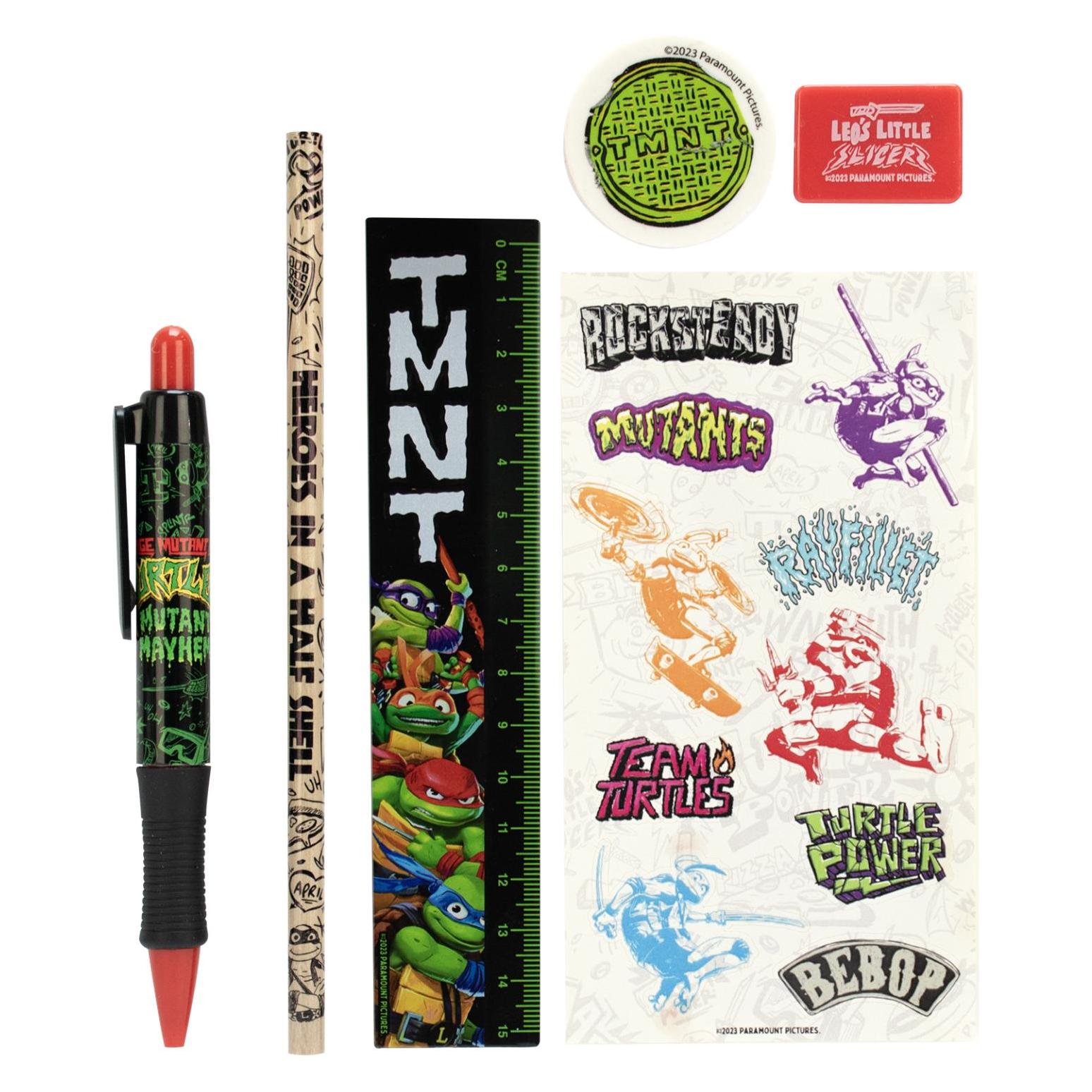 Thumbs Up ThumbsUP! Stationery Set - 5pc - TMNT - Mayhem (1x) (5056563715740)