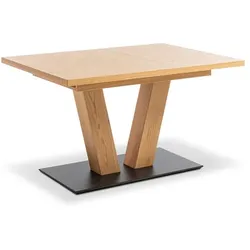 Komfort & Wohnen Esstisch Game Plus 130/178 x 90 cm Holz Braun Eiche