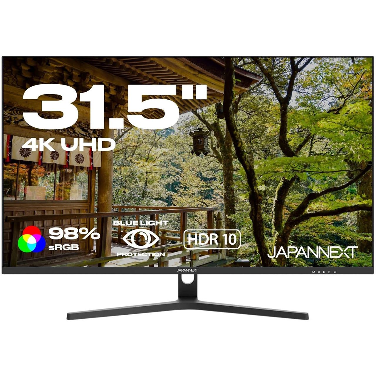 31.5" (80,01cm) JAPANNEXT JN-V315UHDR schwarz 3840x2160 1x DisplayPort 1.2 / 1x HDMI 2.0 / 2xHDMI 1.4