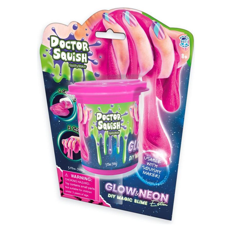Boti Blister Pack - Glow In The Dark Schleim, Fb. Pink (107422)