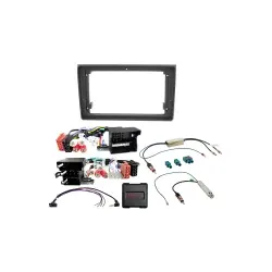 ACV Radioblende 9 Zoll und Radioanschlusskit Lenkradferndedienung Seat / Audi...