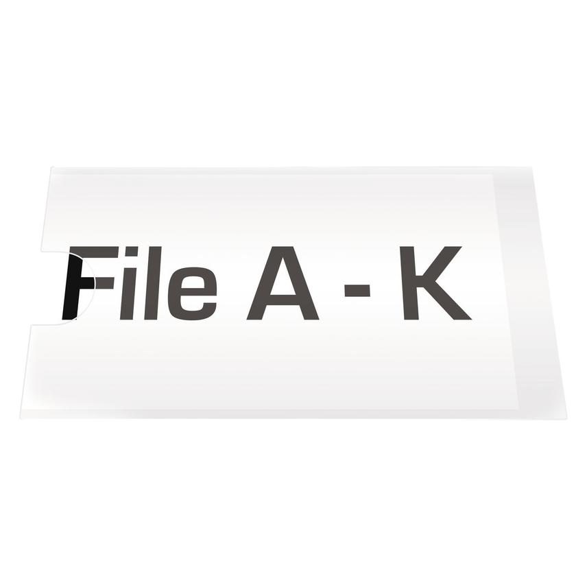 Q-Connect Sichtfenster Label Holders (KF27044)