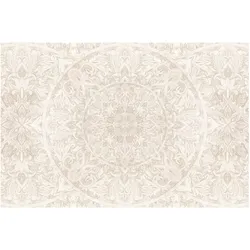 FOTOTAPETE Mandala Aquarell Muster Ornament beige 336/225 cm