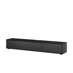 TV-Lowboard  Stream , schwarz , Maße (cm): B: 240 H: 36 T: 43.0
