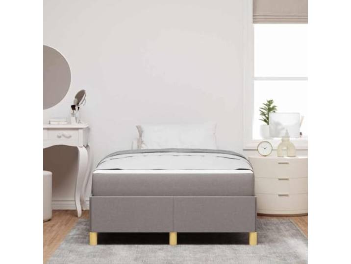 KTHLBRH Boxspringbett 120 x 200 cm mit Matratze Modernes Design, Struktur aus Holz, robuster Stoff, platzsparend