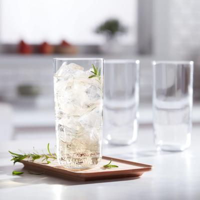 Libbey Polaris Tumbler Glasses, Axis, 17.75-ounce, Set of 8 - Set of 8