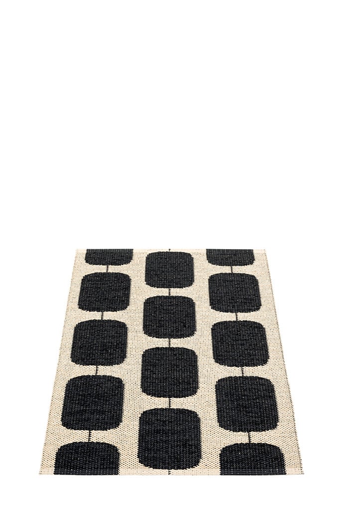 pappelina Sten Outdoor-Teppich - black / cream (70 x 100cm) 70 x 100cm STX710
