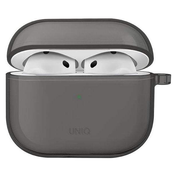 Uniq case Glase AirPods 4 glossy smoke (Kopfhörer Hülle) (UNIQ)