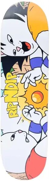 Skateboard Deck RIPNDIP Nermku (8.5" - Multi)  - Red;Orange;White - Size: 8.5"