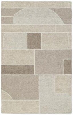 Terra by Obeetee Mid-Century Madera Natural Rug