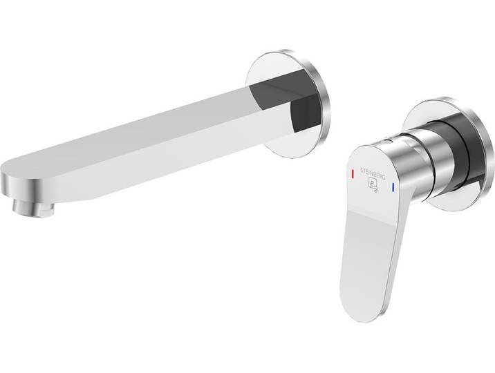 Steinberg Serie 340 Wand-Waschtischarmatur, Ausladung 200mm, für UP-Einbaukörper, 34018143