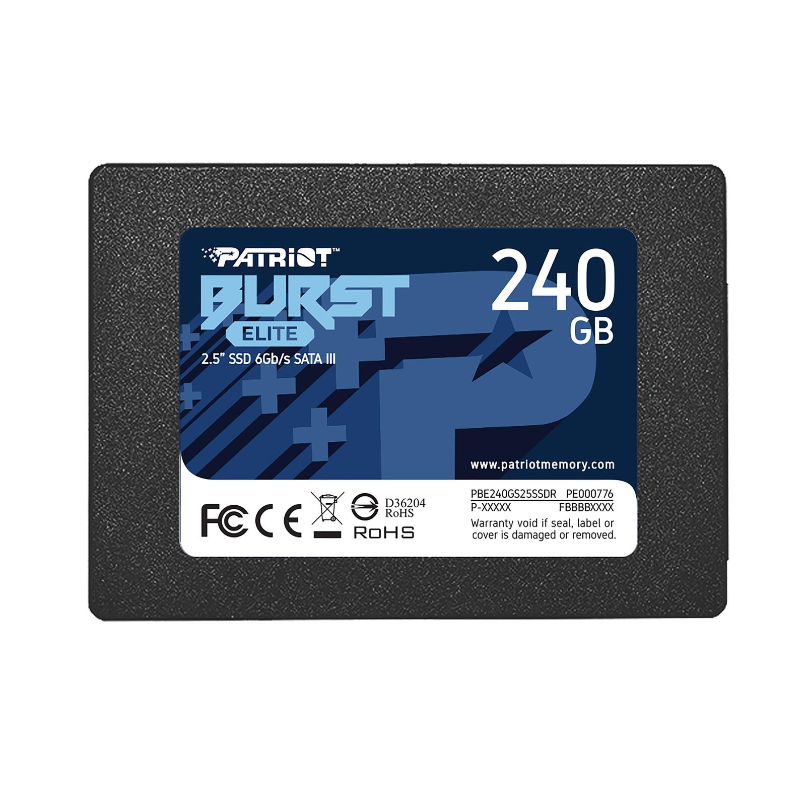 Patriot Memory Patriot Burst Elite interne SSD - 240 GB PBE240GS25SSDR