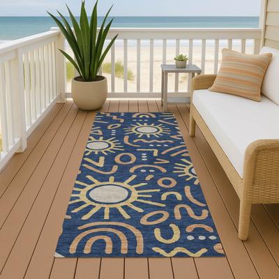 Addison Rugs Machine Washable Indoor/ Outdoor Modern Sol Chantille Rug