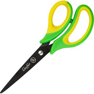Läufer Kinderschere 87324, 15cm, für Linkshänder, grün/gelb