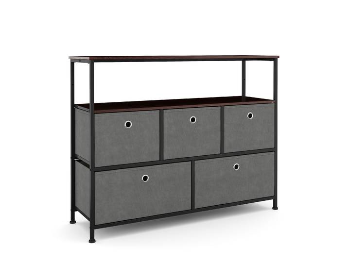 Sideboard MIKA 100 x 78 cm anthrazit