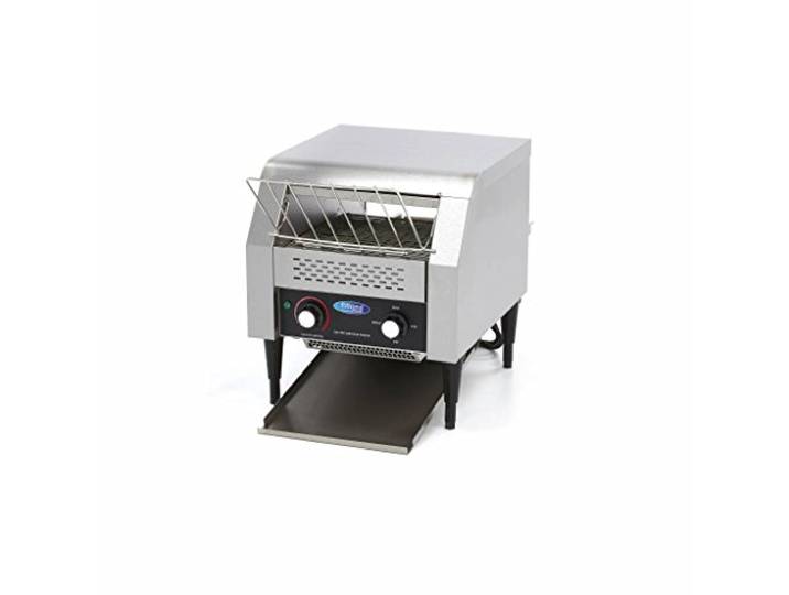 Maxima Grille-pain gastro - Convoyeur - 300 tranches/h - Vitesse réglable - Avec bac ramasse-miettes