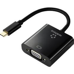 Renkforce RF-4679564 USB-C® / VGA Adapter [1x USB-C® Stecker - 1x VGA-Buchse] Schwarz 10.00 cm