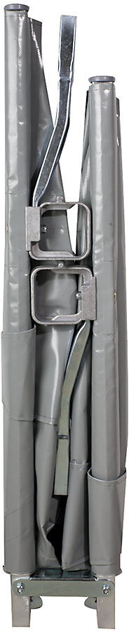 Krankentrage, 2 x klappbar, Faltmaße 1040 x 130 x 180 mm, 2 Sicherheitsgurte, 4 Gleitfüße SÖHNGEN