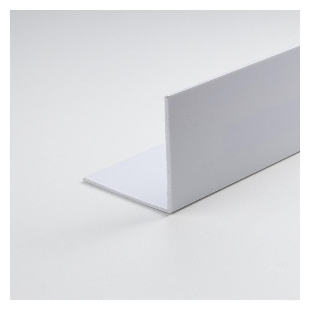 Arcansas Diy pvc angle profile satin white 1000 x 30 x 30 mm (68562422)