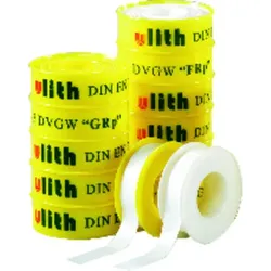 PTFE-Gewindedichtband FRP fein Farbe weiß 12mm x 12m - weiß