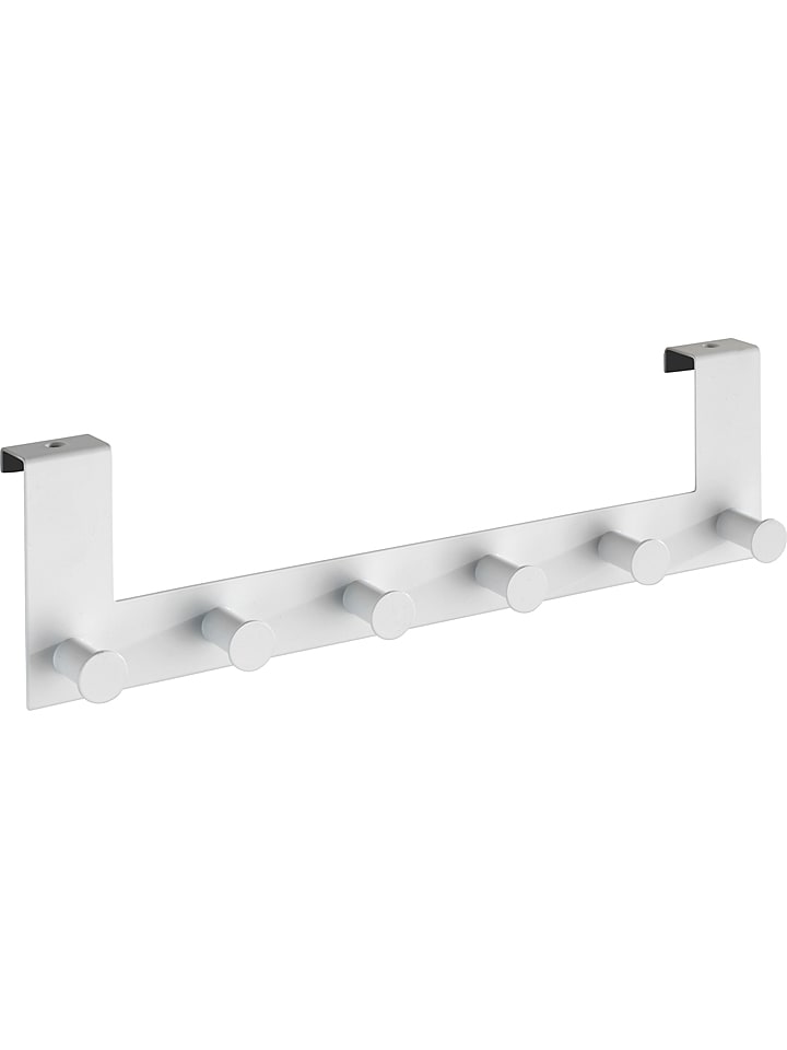 Wenko Türgarderobe "Celano" in Weiß - (B)39 x (H)11 x (T)7,5 cm - onesize