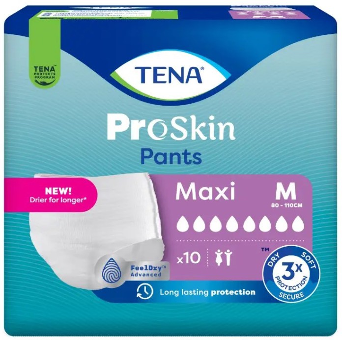 Tena Proskin Pants Maxi Medium - 8 paquets de 10 protections