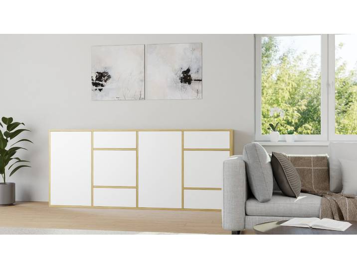 Schlichtes Sideboard nach Maß Eiche Natur geölt