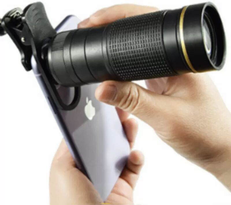 INF Téléobjectif HD 36X pour téléphone portable Or