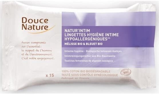 Douce Nature Toallitas Intimas Eco 15 uds