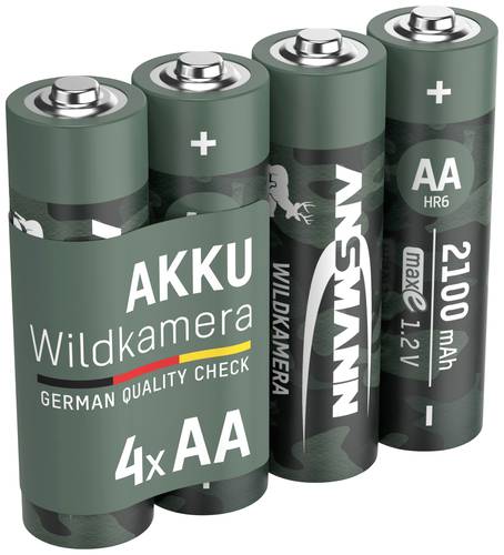 Ansmann 1322-0026 Mignon (AA)-Akku NiMH 2100 mAh 1.2V 4St.