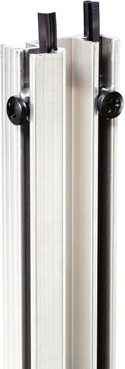 Adam Hall 19" Parts 6168 Rackschiene Aluminium Doppelt Stufenlos Mit Gummi