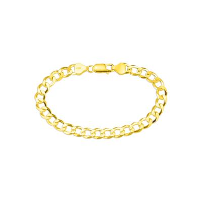 Armband BRUNO BANANI "Schmuck Geschenk Silber 925 Armschmuck Armkette Panzerkette" Gr. 21, gold (gelbgoldfarben), Armbänder, Herren, 21, Silber 925 (Sterlingsilber), Armband